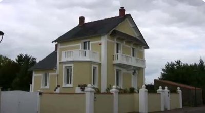 La maison du Père Tranquille, telle qu'elle est maintenant, dans un quartier d'Olonne sur Mer, en Vendée