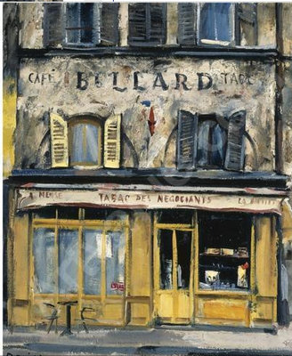 PETP-04b- Billard rue des Fossés Saint Bernard (1951) - TABLEAU
