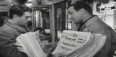 Pascal et Didier dans le métro, station Bir-Hakeim