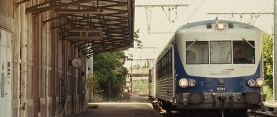 Arrivée en gare de Bourg-Saint-Andéol.