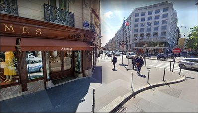 Angle av George V- place Henry Dunant 75008 Paris.jpg